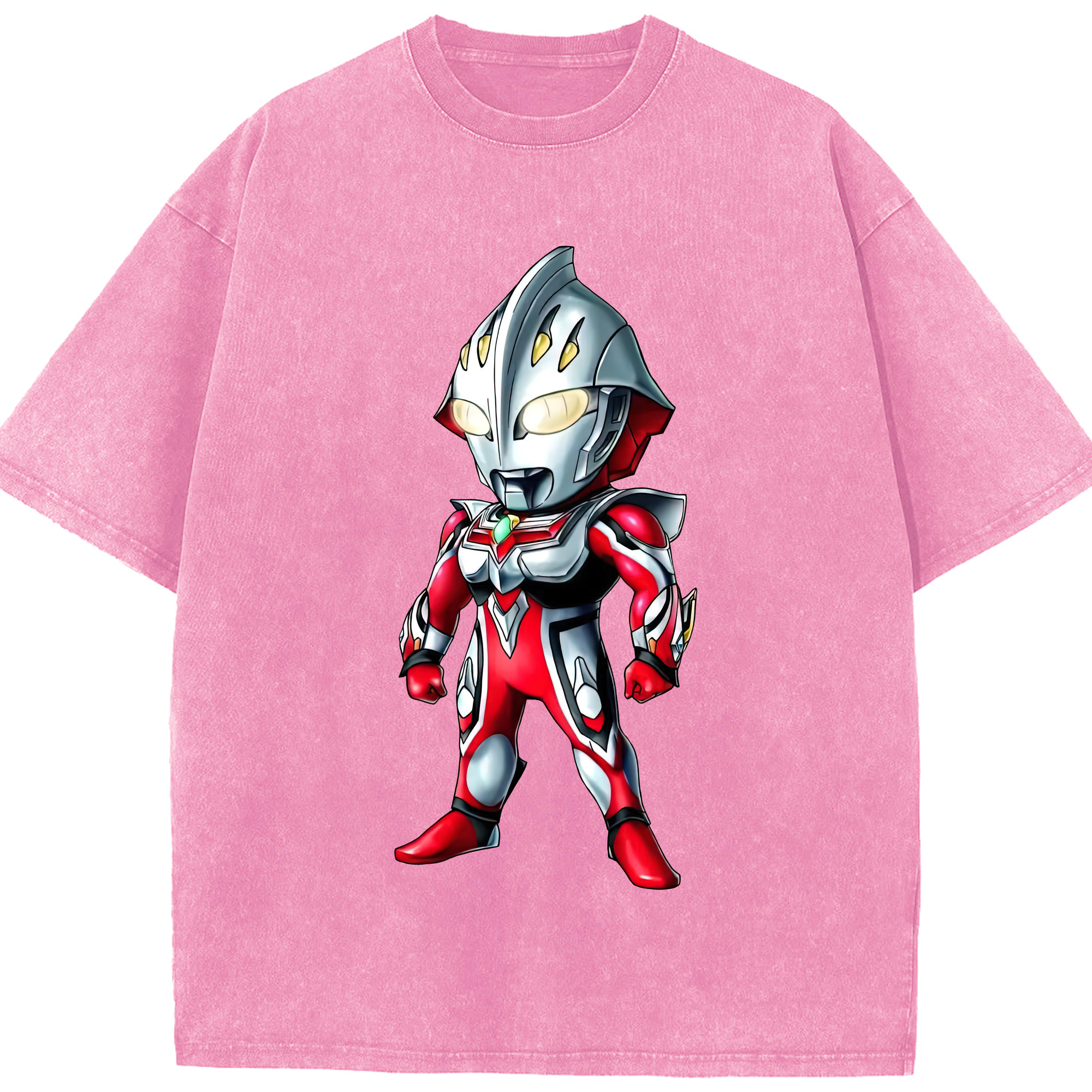 （画像用） ウルトラマン Ultraman 綿100% ヴィンテージ風 半袖Tシャツ（フロントプリント）